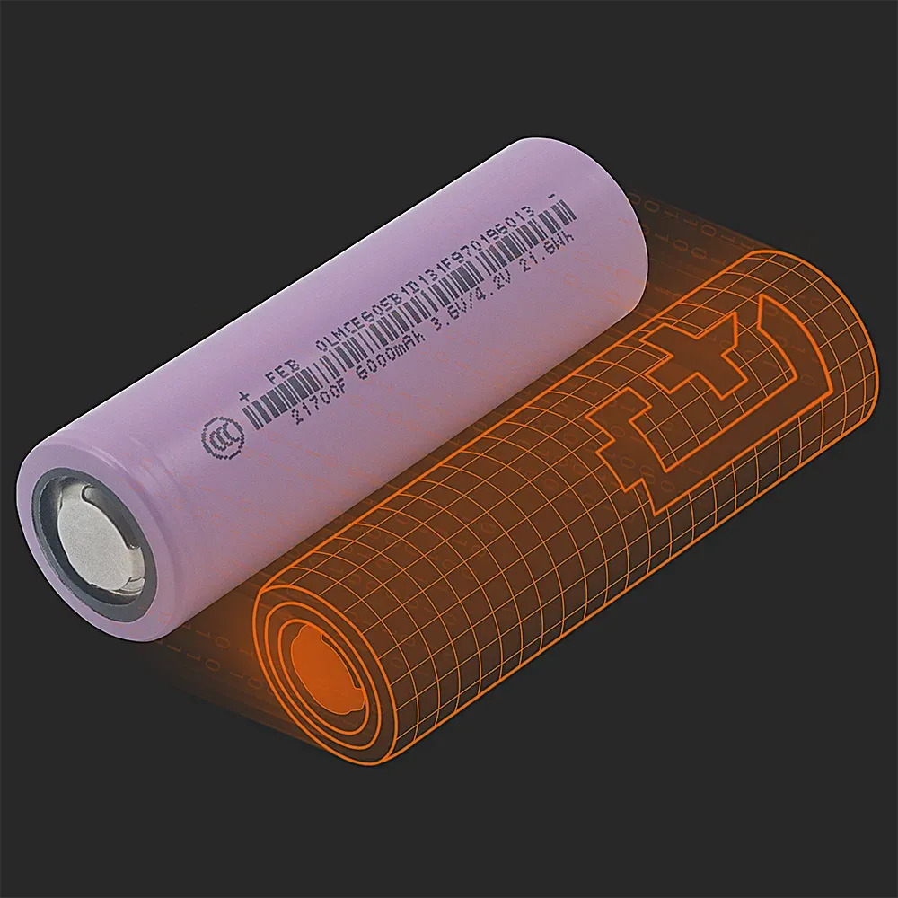 Far East Battery (FEB) 21700-62E：Batemoモデルと並べた実物のセル