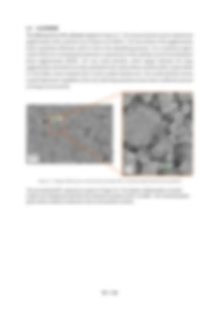 Blurred preview of page 18 of the sample Batemo Cell Report for the muRata US18650-VTC4: SEM images of the cathode microstructure