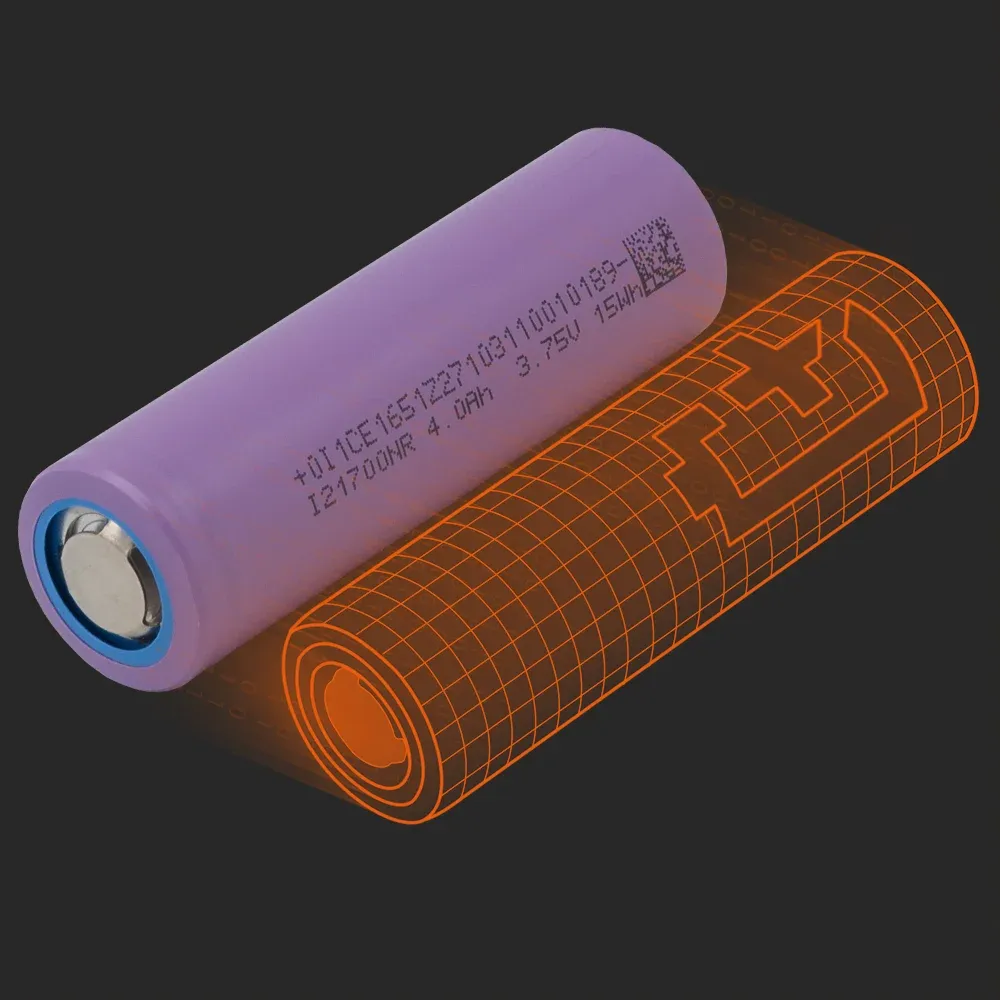 SVOLT 21700-4000mAh: die physische Zelle neben ihrem Batemo-Modell