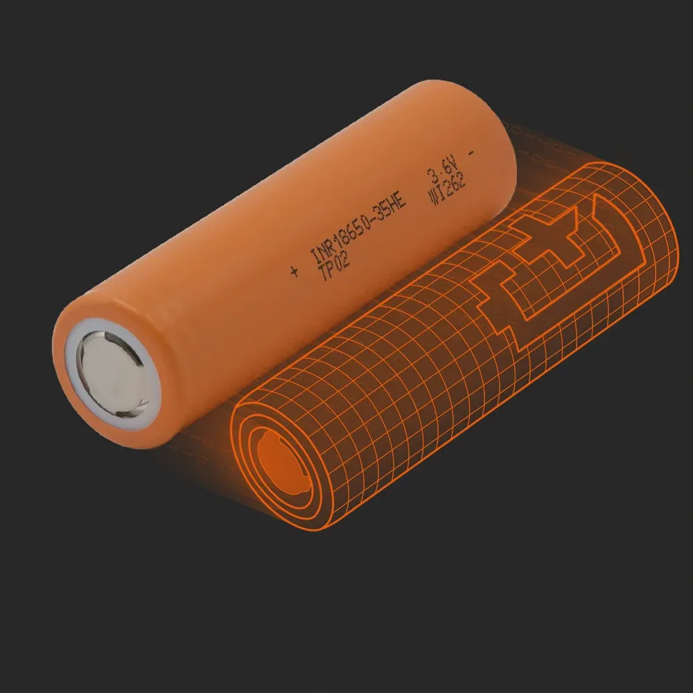 TENPOWER INR18650-35HE: Batemo 모델과 함께한 실물 셀
